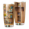 Camellia Personalized Butterfly God Says You Are Stainless Steel Tumbler-Double-Walled Travel Therma Cup With Lid