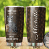 Camellia Personalized 3D Cat I Dont Care What Day It Is Its Early Im Grumpy I Want Cats And Coffee Stainless Steel Tumbler - Customized Double-Walled Insulation Travel Thermal Cup With Lid