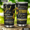 Camellia Personalized God Says You Are Stainless Steel Tumbler-Sweat-Proof Travel Therma Cup With Lid