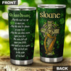 Camellia Personalized An Irish Blessing May God Hold You In The Palm Of His Hand Stainless Steel Tumbler - Customized Double-Walled Insulation Travel Thermal Cup With Lid