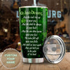 Camellia Personalized An Irish Blessing May God Hold You In The Palm Of His Hand Stainless Steel Tumbler - Customized Double-Walled Insulation Travel Thermal Cup With Lid