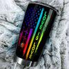 Camellia Persionalized LGBT Bear Love Is Love Stainless Steel Tumbler - Customized Double - Walled Insulation Travel Thermal Cup With Lid