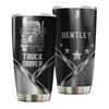 Camellia Personalized Truck Driver Stainless Steel Tumbler-Double-Walled Insulation Cup With Lid Gift For Trucker