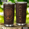 Camellia Persionalized Every Little Thing Is Gonna Be Alright Stainless Steel Tumbler - Customized Double - Walled Insulation Thermal Cup With Lid