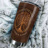 Camellia Persionalized Every Little Thing Is Gonna Be Alright Stainless Steel Tumbler - Customized Double - Walled Insulation Thermal Cup With Lid
