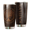 Camellia Persionalized Every Little Thing Is Gonna Be Alright Stainless Steel Tumbler - Customized Double - Walled Insulation Thermal Cup With Lid
