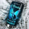 Camellia Personalized Butterfly As Long As I Breathe You'll Be Remembered Stainless Steel Tumbler - Double-Walled Insulation Vacumm Flask - For Thanksgiving, Memorial Day, Christians, Christmas