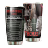 Camellia Personalized American Football Stainless Steel Tumbler - Double-Walled Insulation Vacumm Flask - Gift For American Football Fans