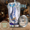 Camellia Personalized Dream Bijg Little Mermaid Stainless Steel Tumbler-Double-Walled Insulation Travel Cup With Lid