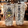 Camellia Personalized United States Marine Corps Stainless Steel Tumbler-Sweat-Proof Double Wall Travel Cup With Lid 05