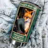 Camellia Personalized Fox Thats What I Do I Read Book And I Know Thing Stainless Steel Tumbler - Customized Double-Walled Insulation Travel Thermal Cup With Lid Gift For Book Lover