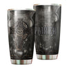 Camellia Persionalized Irish Armor Stainless Steel Tumbler - Customized Double - Walled Insulation Travel Thermal Cup With Lid