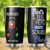Camellia Personalized Nurse The Patient Are Calling Stainless Steel Tumbler - Double-Walled Insulation Vacumm Flask - Gift For Nurse, Christmas Gift, International Nurses Day