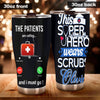 Camellia Personalized Nurse The Patient Are Calling Stainless Steel Tumbler - Double-Walled Insulation Vacumm Flask - Gift For Nurse, Christmas Gift, International Nurses Day