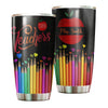 Camellia Persionalized 3D Colorful Pencil Super Teacher Stainless Steel Tumbler - Customized Double - Walled Insulation Travel Thermal Cup With Lid Gift For Teacher