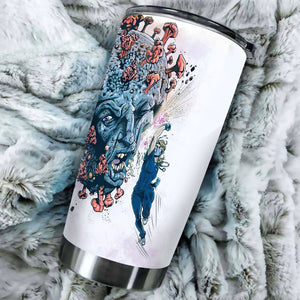 Camellia Personalized Brave Nurse Facts Stainless Steel Tumbler - Double-Walled Insulation Vacumm Flask - Gift For Nurse, Nurse Day 12th May