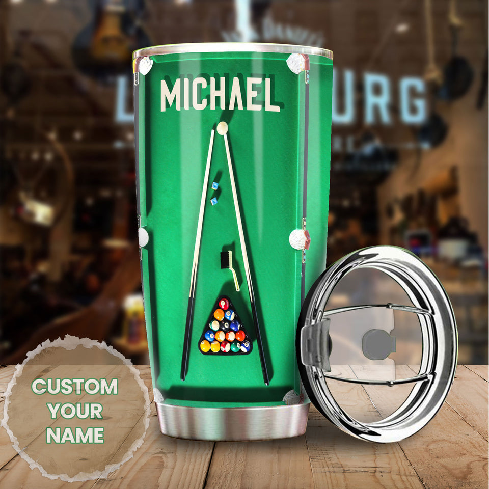 Camellia Personalized Balliard Is Calling And I Must Go Stainless Steel Tumbler- Double-Walled Insulation Vacuum Flask Gift For Couple