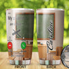 Camellia Persionalized Teacher The Students Are Calling And I Must Go Stainless Steel Tumbler - Customized Double - Walled Insulation Travel Thermal Cup With Lid Gift For Teacher