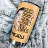 Camellia Personalized Book Reading Power Nutrition Facts Stainless Steel Tumbler - Double-Walled Insulation Vacumm Flask - Gift For Book Lovers, Nerd, International Book Day