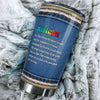 Camellia Personalized Hippie Wanderlust Definition Stainless Steel Tumbler- Sweat-Proof Double Wall Travel Cup With Lid
