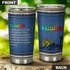 Camellia Personalized Hippie Wanderlust Definition Stainless Steel Tumbler- Sweat-Proof Double Wall Travel Cup With Lid