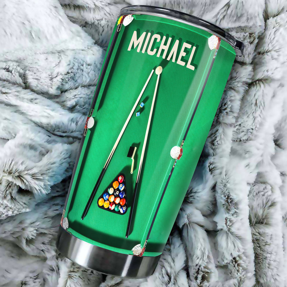 Camellia Personalized Balliard Is Calling And I Must Go Stainless Steel Tumbler- Double-Walled Insulation Vacuum Flask Gift For Couple