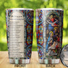 Camellia Personalized Christ Family God Says You Are Stainless Steel Tumbler-Double-Walled Insulation Travel Cup With Lid