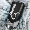 Camellia Personalized Mermaid Sliver Style Stainless Steel Tumbler-Double-Walled Insulation Travel Cup With Lid