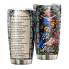 Camellia Personalized Christ Family God Says You Are Stainless Steel Tumbler-Double-Walled Insulation Travel Cup With Lid