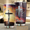 Camellia Personalized The Cross It's About The Jesus Stainless Steel Tumbler-Double-Walled Insulation Travel Cup With Lid
