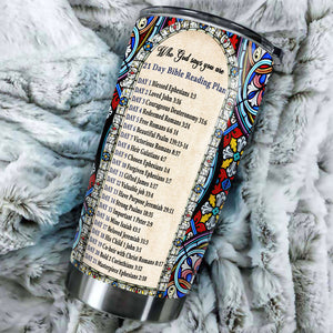 Camellia Personalized Christ Family God Says You Are Stainless Steel Tumbler-Double-Walled Insulation Travel Cup With Lid