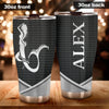 Camellia Personalized Mermaid Sliver Style Stainless Steel Tumbler-Double-Walled Insulation Travel Cup With Lid