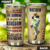 Camellia Persionalized Baseball Pitcher Stainless Steel Tumbler - Customized Double - Walled Insulation Travel Thermal Cup With Lid