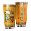 Camellia Personalized Be The Girl With Messy Hair And Open Heart Stainless Steel Tumbler-Vacuum Sealed Travel Therma Cup With Lid