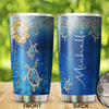 Camellia Personalized Crystal Sunflower Turtle You Are My Sunshine Stainless Steel Tumbler - Customized Double-Walled Insulation Travel Thermal Cup With Lid Gift For Soulmate Lover Kid
