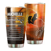 Camellia Personalized Horse Cowgirl Facts Stainless Steel Tumbler - Double-Walled Insulation Vacumm Flask - Gift For Horse Lovers, Cowgirls, Cowboys, Perfect Christmas, Thanksgiving Gift
