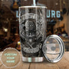 Camellia Personalized First In Last Out Stainless Steel Tumbler-Double-Walled Insulation Gift For Firefighter Fireman 04