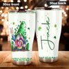 Camellia Personalized Hippie Gnomy Stainless Steel Tumbler-Double-Walled Insulation Travel Cup With Lid Gift For Chistmas 03
