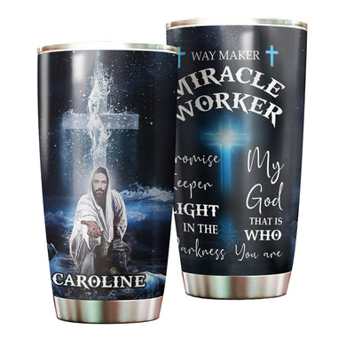 Camellia Personalized God That Is Who You Are  Stainless Steel Tumbler- Double-Walled Insulation Travel Tharma Cup With Lid