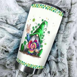 Camellia Personalized Hippie Gnomy Stainless Steel Tumbler-Double-Walled Insulation Travel Cup With Lid Gift For Chistmas 03