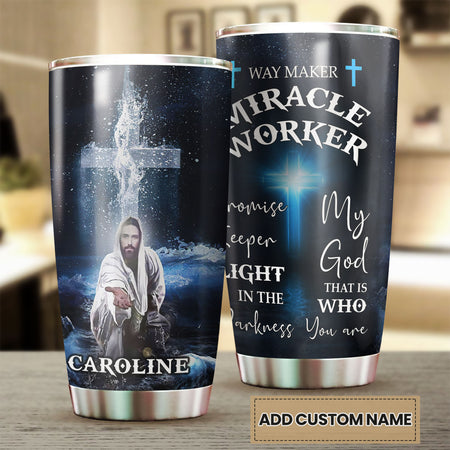 Camellia Personalized God That Is Who You Are  Stainless Steel Tumbler- Double-Walled Insulation Travel Tharma Cup With Lid