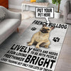 Personalized French Bulldog Rug 05432