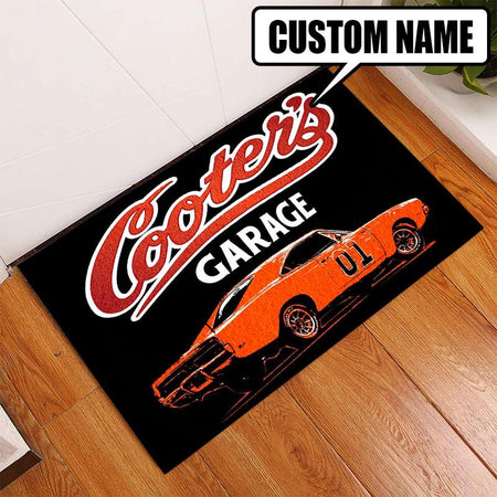Personalized Garage Door Mat Inside Rug Floor Outdoor Mats Decorations 07347