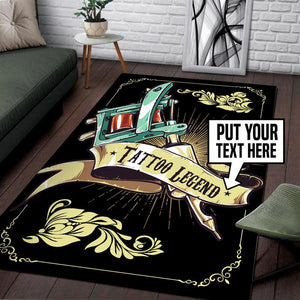 Personalized Tattoo Legend Rug 05973