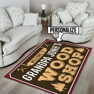 Personalized Woodshop Rug 05402