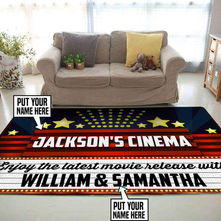 Personalized Home Theater Rug 06191