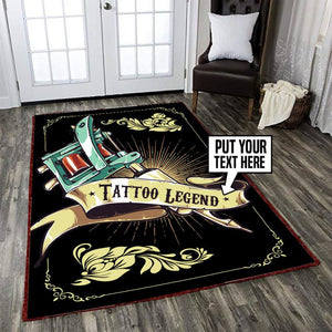 Personalized Tattoo Legend Rug 05973