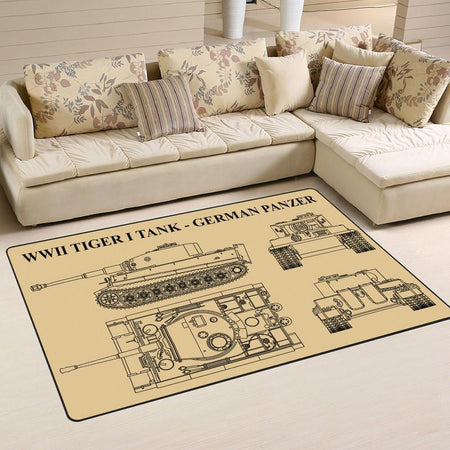 Panzer Rug 1942 German Panzer Tiger I Tank German Nazi Army Tank Wwii Military Tank 05037