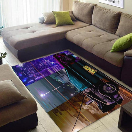 Btf Rug Back To The Future Delorean Bttf Time Machine 03592