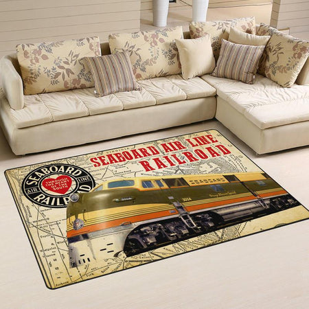 Sal Seaboard Air Line Railroad Rug 05262